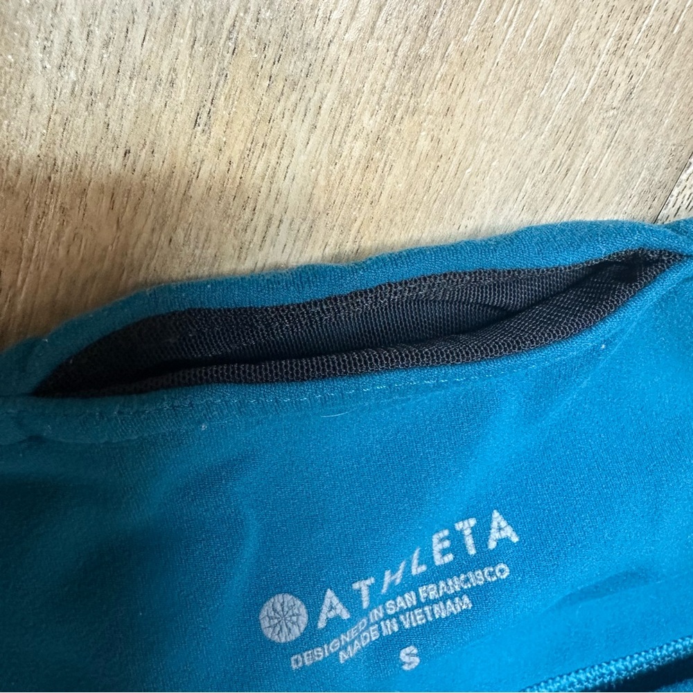 Athleta Ultimate Stash Pocket Textured 7/8 Tight Leggings Size Small - Picture 15 of 16